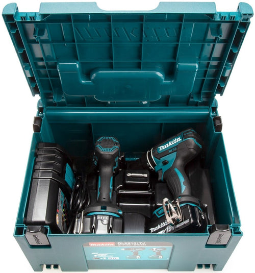 DLX2131TJ 18V combiset DHP482 accu klopboormachine + DTD152 slagschroevendraaier (2x 5.0Ah accu) in Mbox